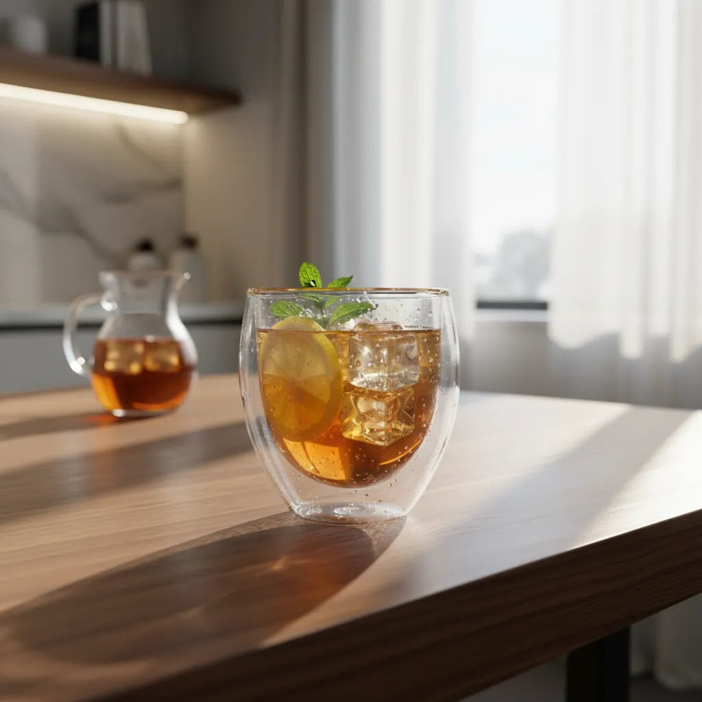 Vaso Doble Vidrio 250ml
